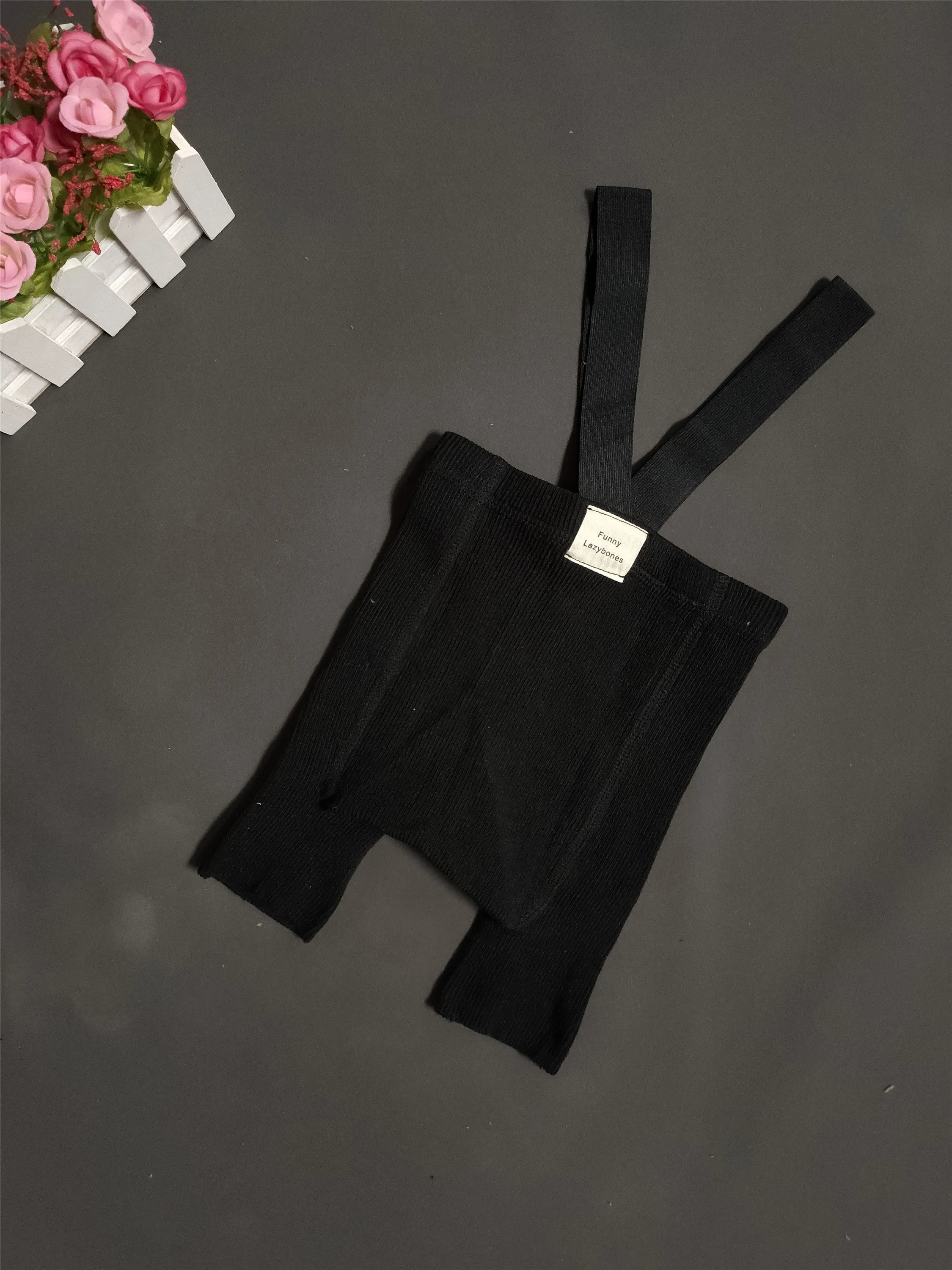 Baby Suspender Shorts: INS High Waist Tight Suspenders Leggings 6 Baby
  Suspender Shorts: INS High Waist Tight Suspenders Leggings - Image 6