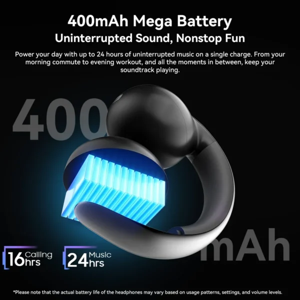 Blackview AirBuds 13: Wireless Ear Clip
  Headset, LED Display, IPX7, BT 5.4 - Image 3