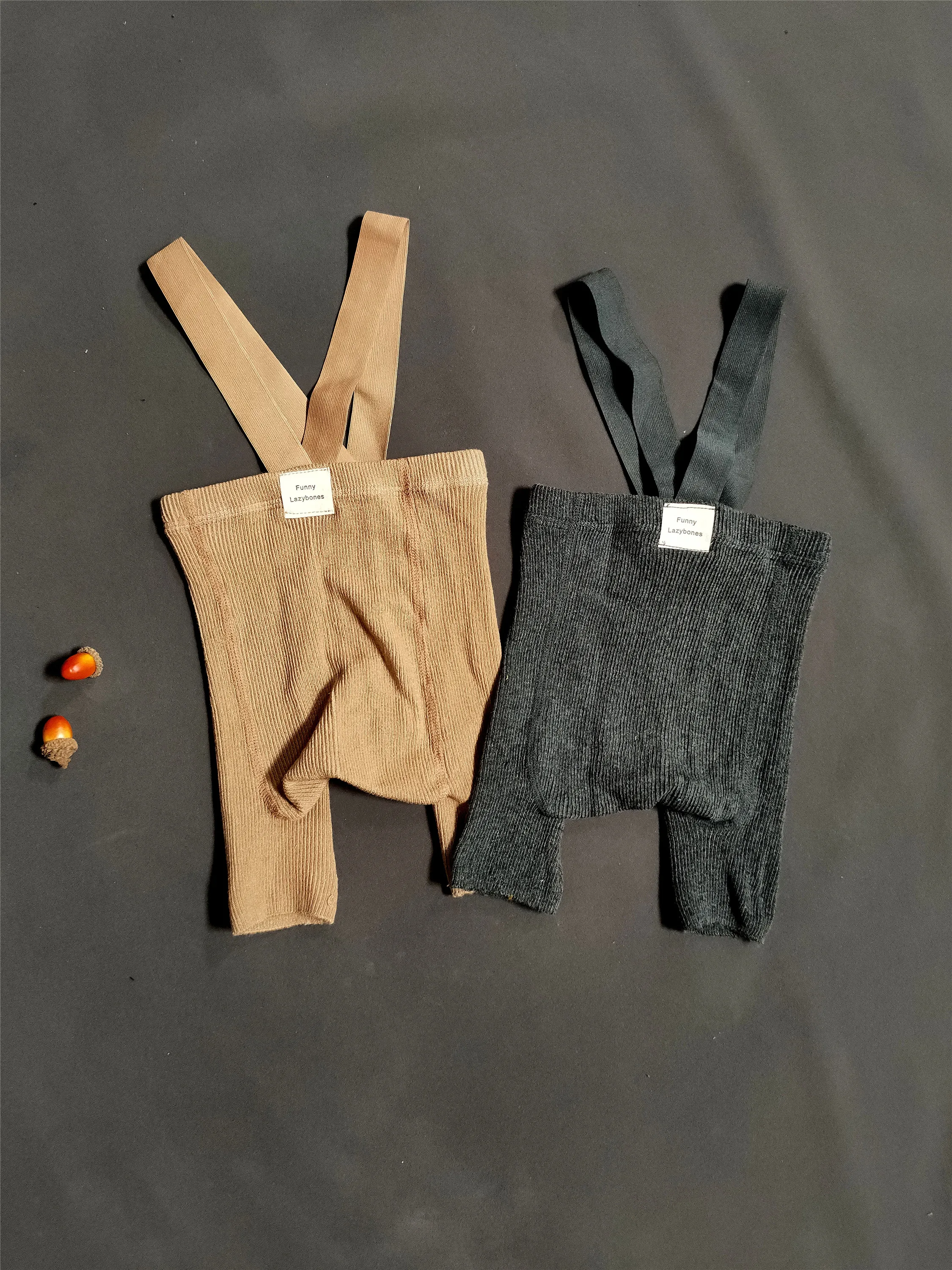 Baby
  Suspender Shorts: INS High Waist Tight Suspenders Leggings