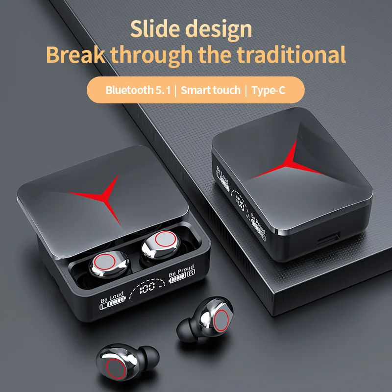 M90 TWS Wireless Headphones: Bluetooth
  5.3 Gaming Earbuds w/ Mic