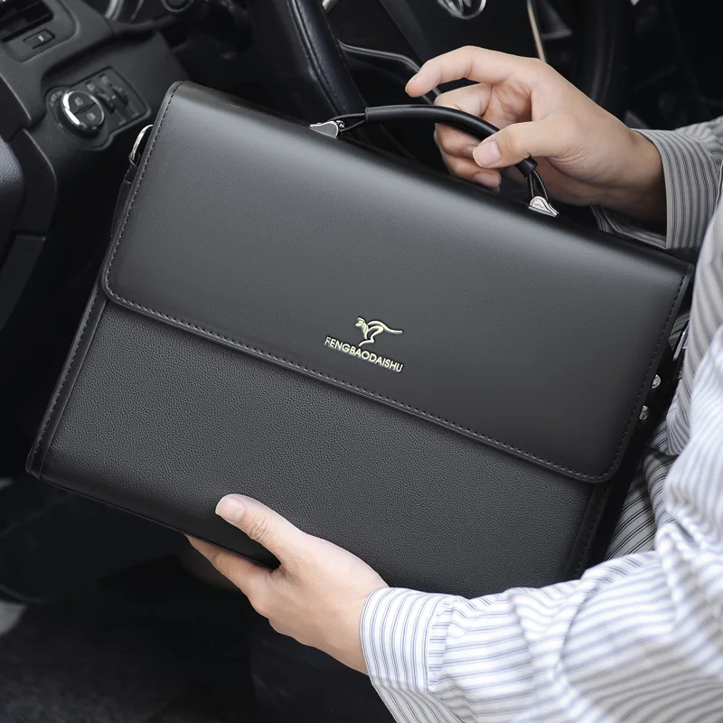 Kangaroo Brand Luxury Leather Messenger Bag: Men's Chest Crossbody Bag 3 Kangaroo Brand Luxury Leather Messenger
  Bag: Men's Chest Crossbody Bag - Image 3