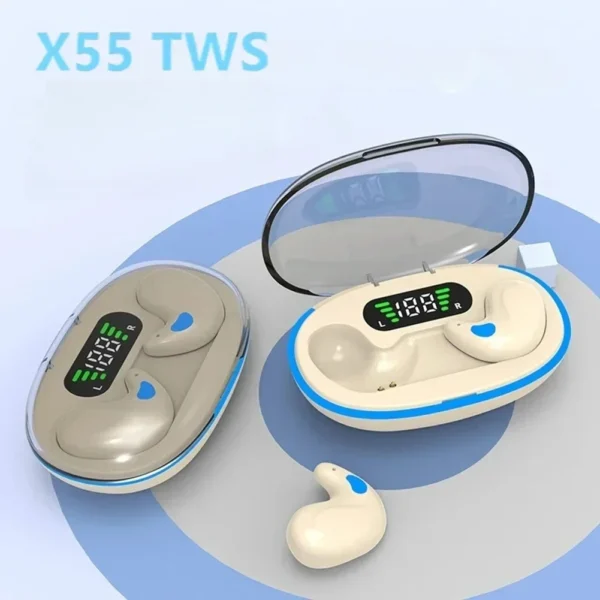 X55 TWS Wireless Earbuds: Waterproof
  Stereo Headphones for Phone