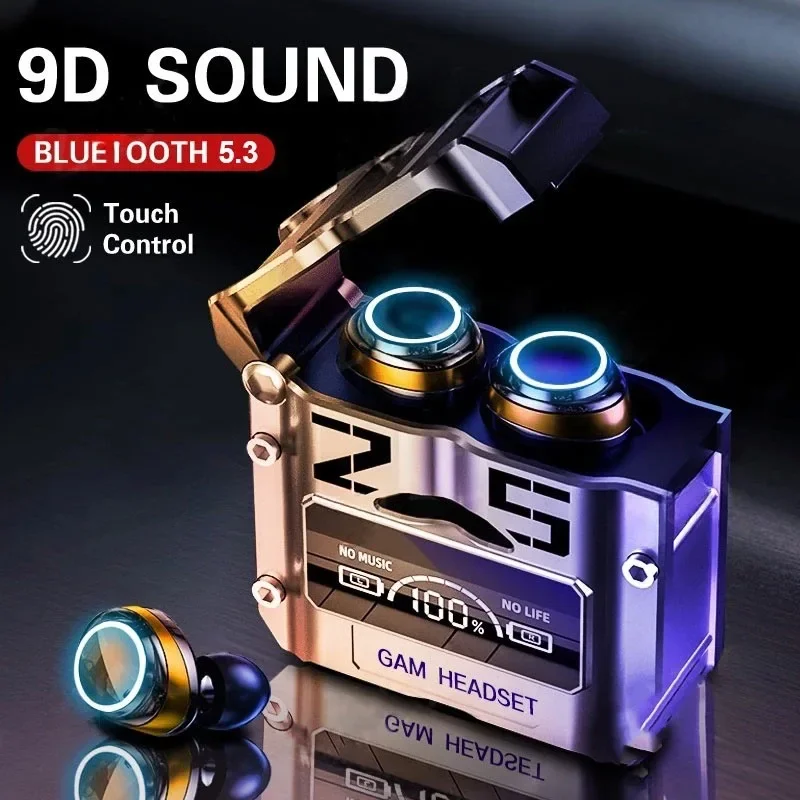 M25 TWS Wireless Headphones: LED
  Display, Touch Control, Noise Reduction