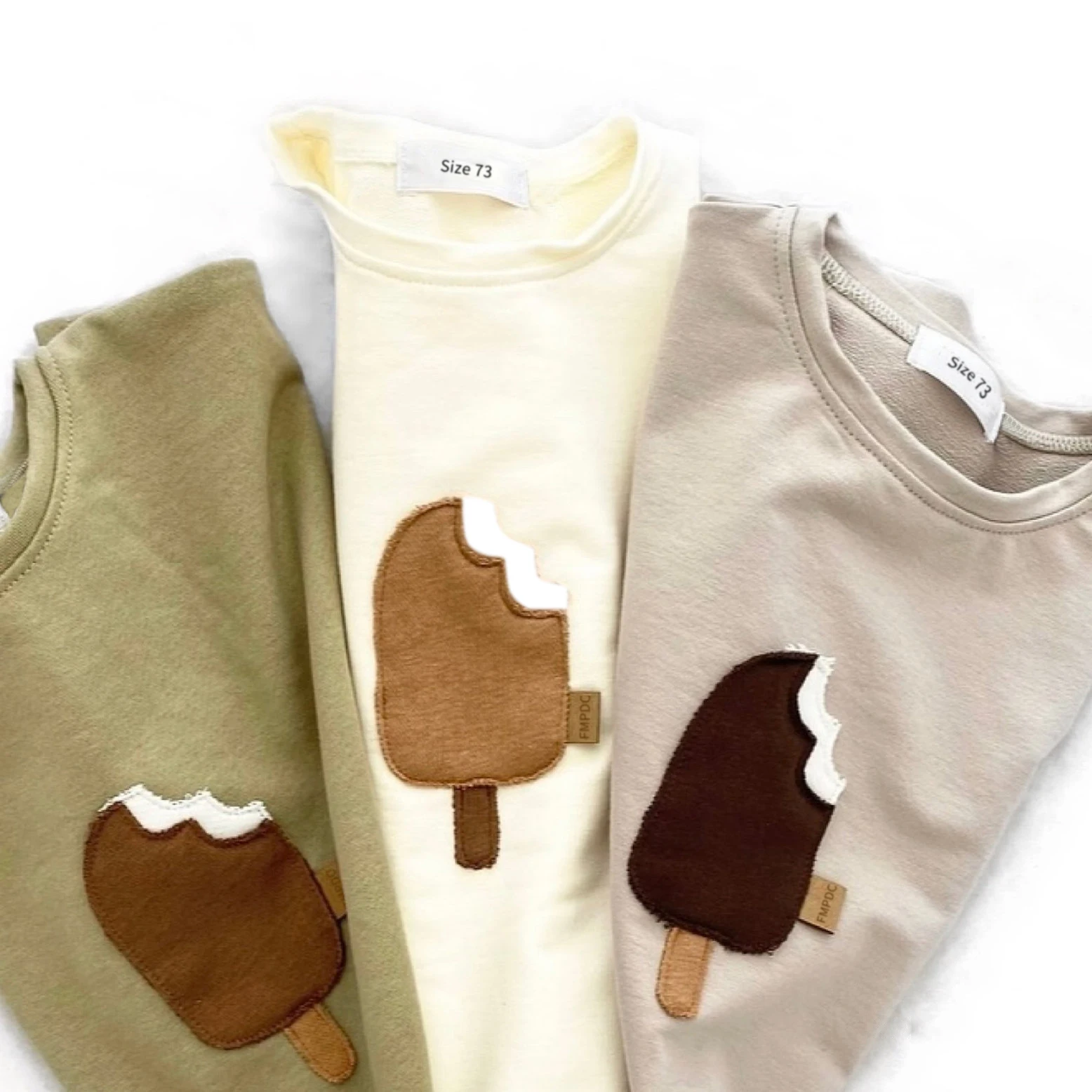 Baby Boys Ice Cream Shirt: Cotton Short Sleeve Casual Pullover Top 4 Baby Boys Ice
  Cream Shirt: Cotton Short Sleeve Casual Pullover Top - Image 4