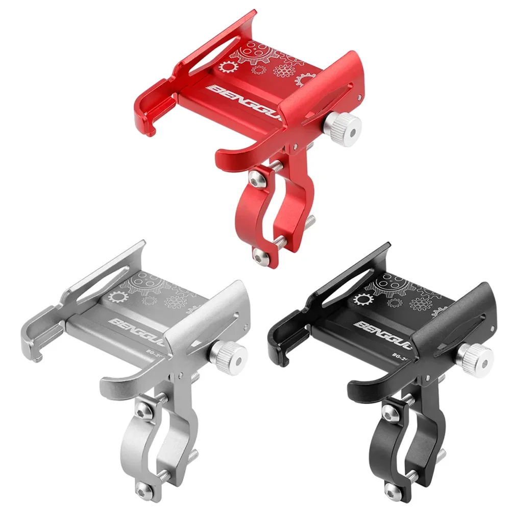 360° Rotation Bike Phone Holder:
  Aluminum Alloy MTB Motorcycle Handlebar Mount