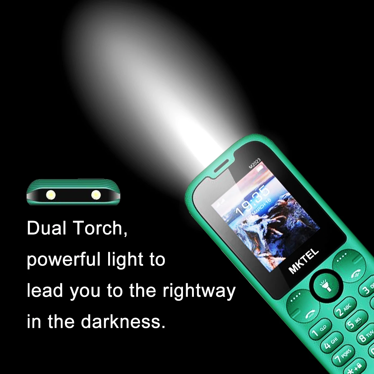 MKTEL M2023 Feature Phone: 1.77" Display, 800mAh, Dual SIM, Flashlight 5 MKTEL M2023
  Feature Phone: 1.77" Display, 800mAh, Dual SIM, Flashlight - Image 5