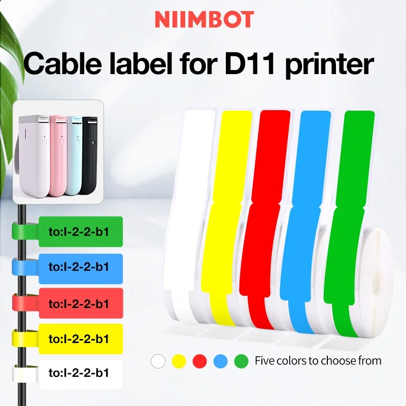 Niimbot D110
  Mini Thermal Printer: Waterproof Cable Sticker & Fiber Tag