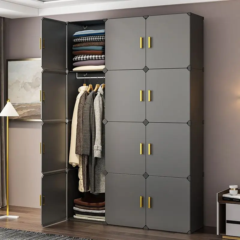 New Simple Wardrobe: Plastic Collapsible Sturdy Dustproof Cube Storage 4 New Simple Wardrobe: Plastic Collapsible
  Sturdy Dustproof Cube Storage - Image 4