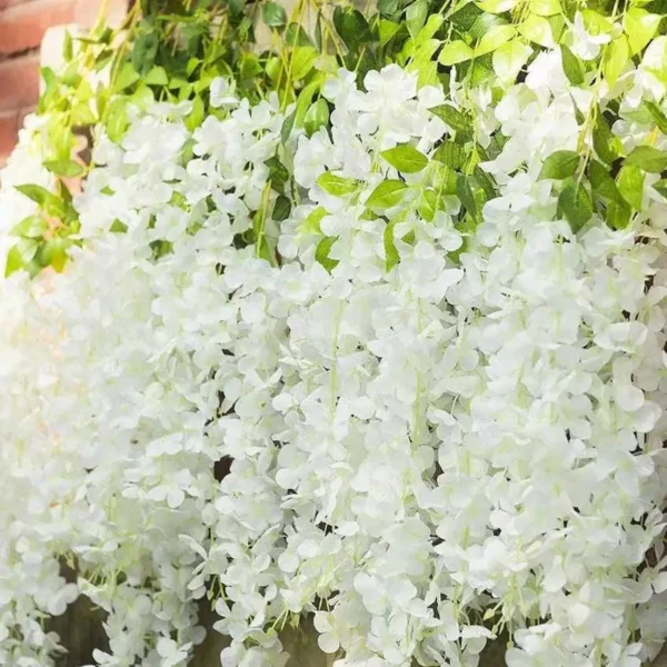 Artificial
  Vine: Home Festival Wedding Outdoor Garden Wall Wreath DIY Decor - Image 4