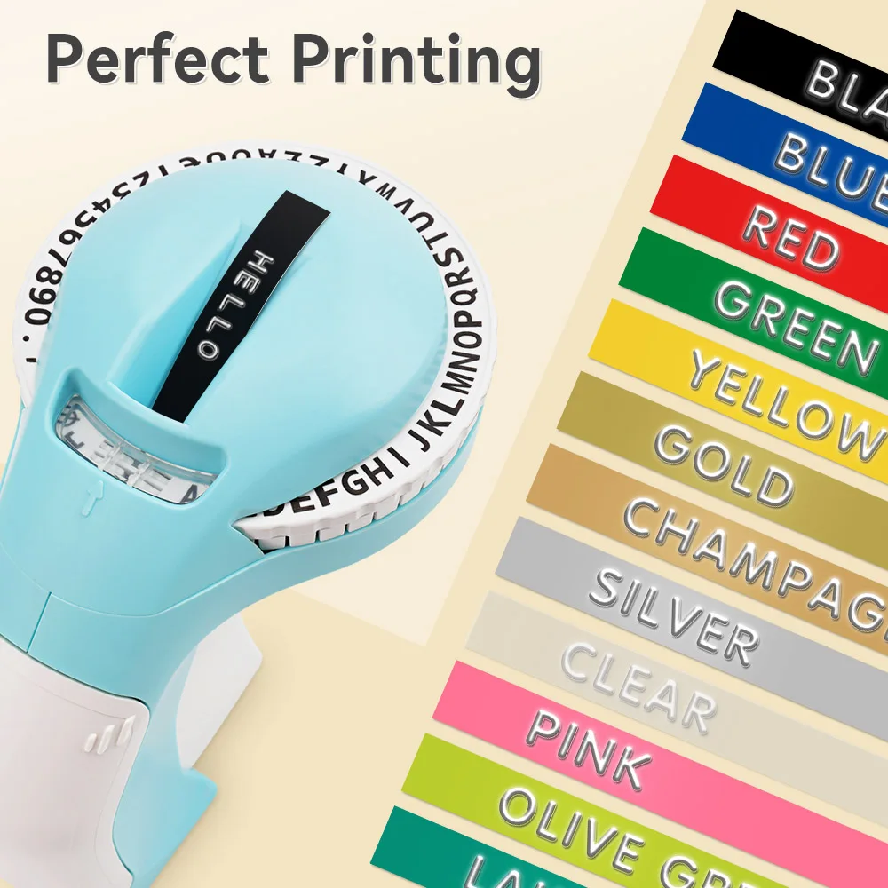 Portable Label Maker B90: Adhesive Sticker Printer for 9mm Dymo Tapes 4 Portable
  Label Maker B90: Adhesive Sticker Printer for 9mm Dymo Tapes - Image 4