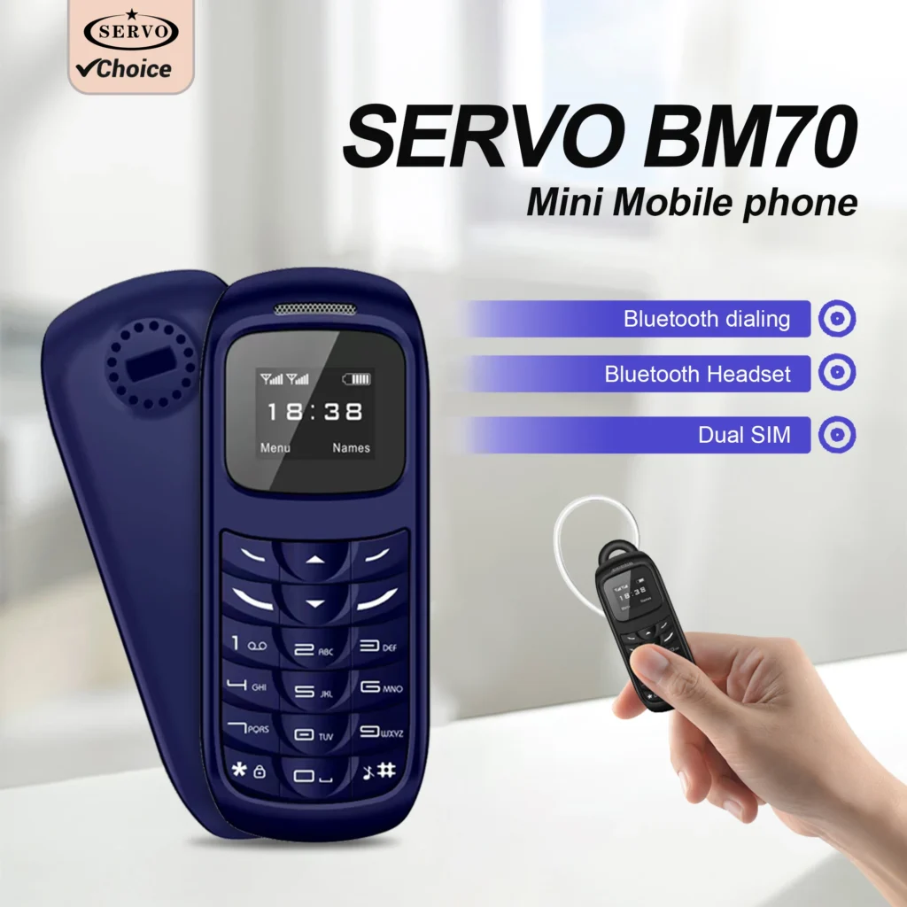 SERVO 2G GSM
  Mini Phone: Auto Call Record, Magic Voice, Low Radiation