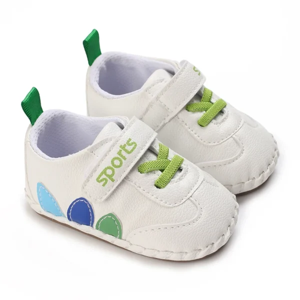 Baby Boys'
  First Walkers: Soft-Soled Sneakers w/ Non-Slip Rubber Sole - Image 2
