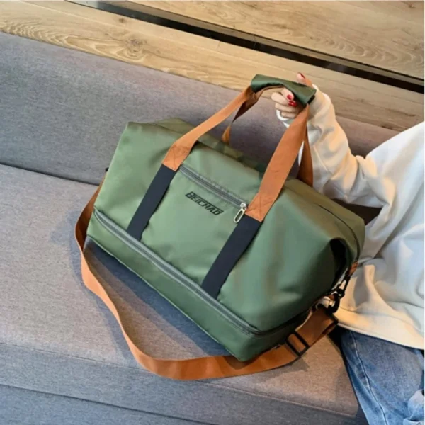 Waterproof Fitness Bag: Portable Travel
  Luggage, Weekend Carry-On Duffel