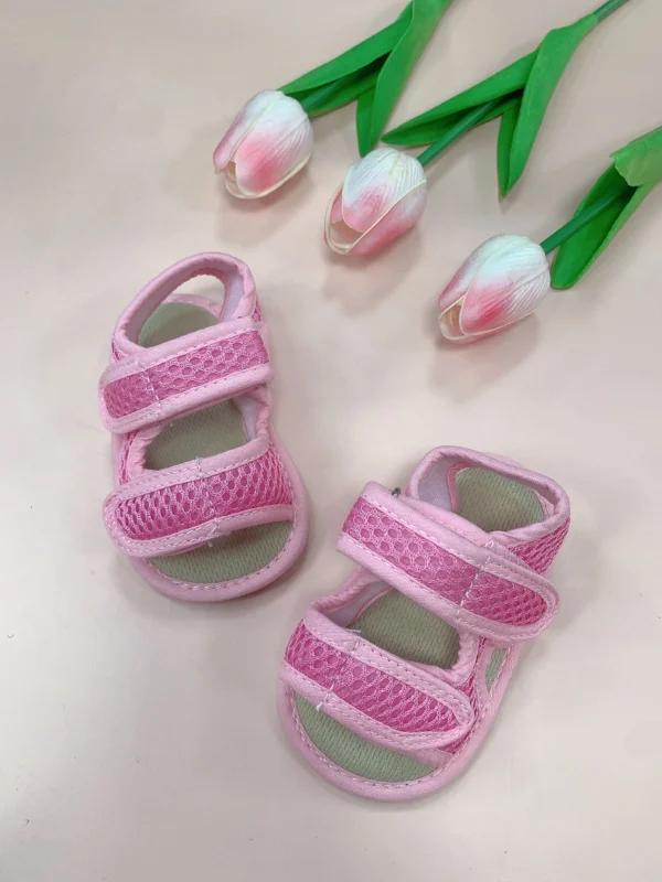 Summer Baby
  Sandal: Mesh Breathable Soft Sole Non-slip Walking Shoes - Image 6