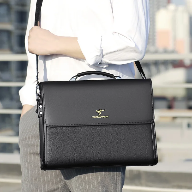 Kangaroo Brand Luxury Leather Messenger Bag: Men's Chest Crossbody Bag 2 Kangaroo Brand Luxury Leather Messenger
  Bag: Men's Chest Crossbody Bag - Image 2