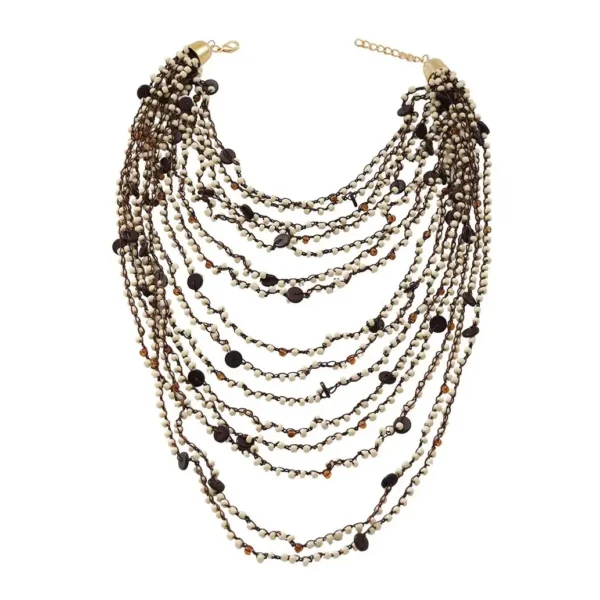 ZAA Multi-Layered Handmade Necklace:
  Exaggerated Fashion Jewelry