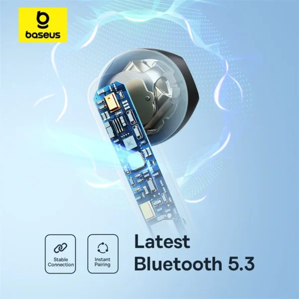 Baseus Bowie E16 TWS Earphones: BT 5.3,
  IPX4 Waterproof, 30H Playtime - Image 5