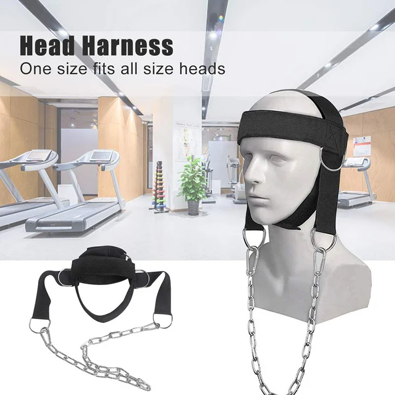 Neck Training
  Head Harness: Adjustable Strap for Muscle Power & Weight Bearing