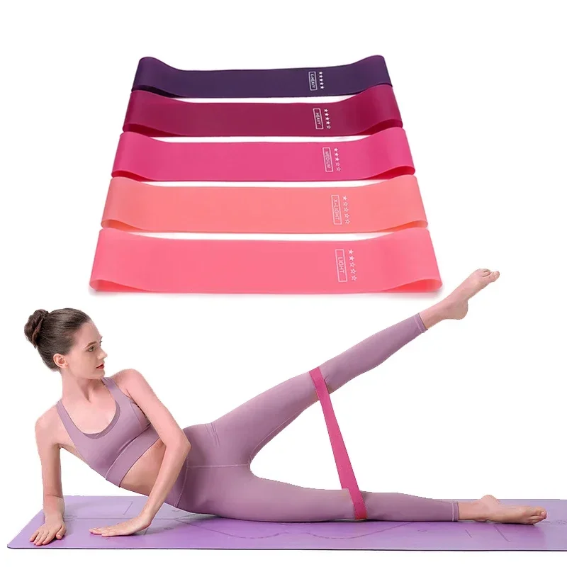 Portable
  Resistance Bands: Rubber Elastic Gum for Yoga, Pilates & Strength