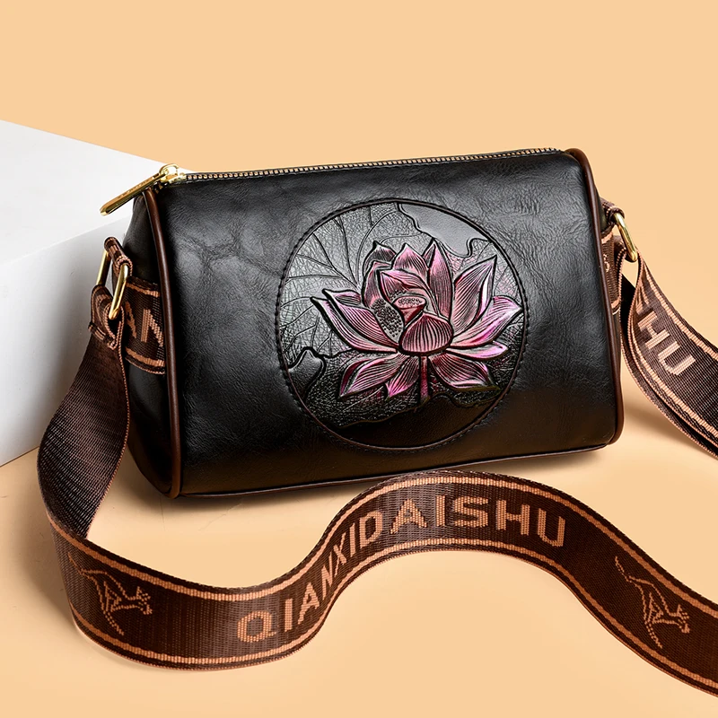 Casual Women's Handbag: Soft Leather
  Shoulder Crossbody Messenger Tote