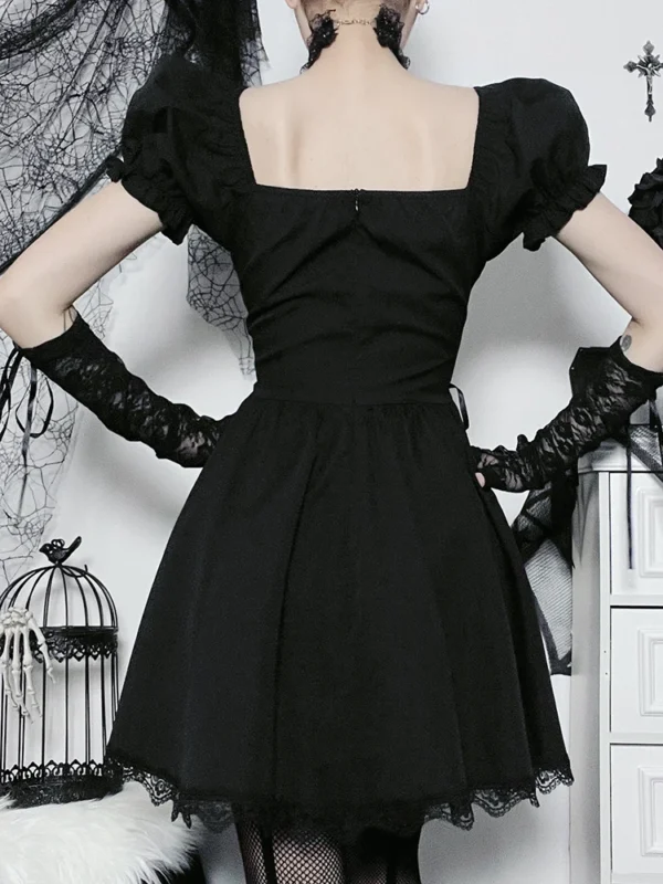 AltGoth Vintage Gothic Dress: Lace Up
  Corset, Harajuku Streetwear Lolita - Image 6