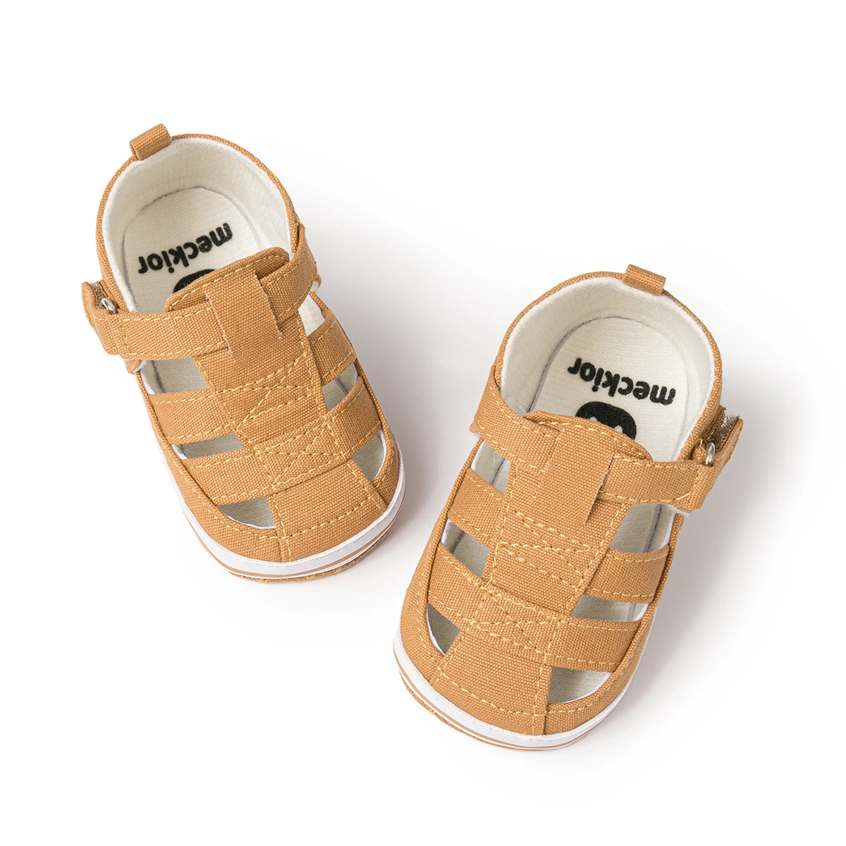 Meckior Canvas Baby Sandals: Newborn Casual Breathable First Walkers (0-18M) 4 Meckior
  Canvas Baby Sandals: Newborn Casual Breathable First Walkers (0-18M) - Image 4