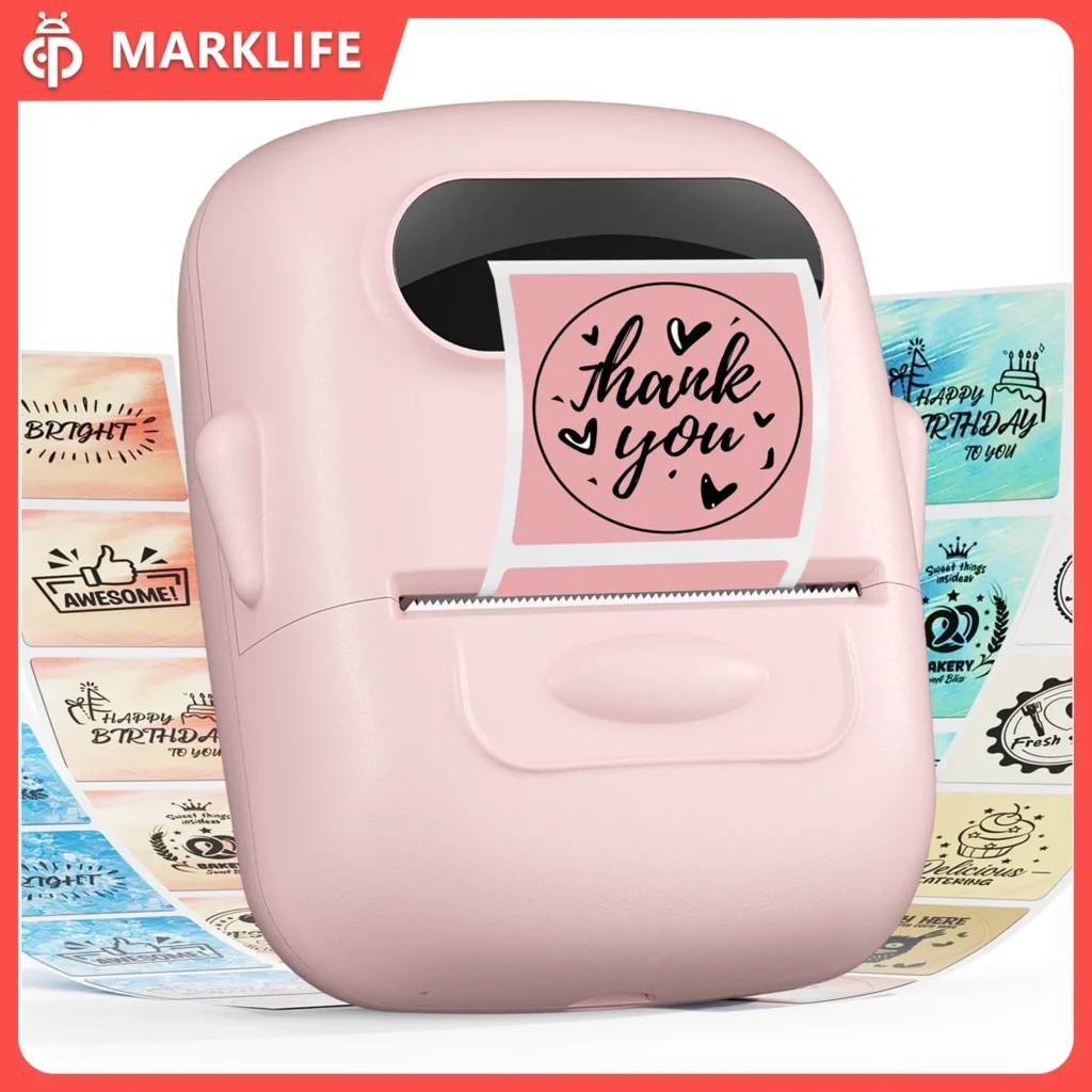 MarkLife P50
  Upgraded Mini Label Maker: Portable Bluetooth Thermal Printer