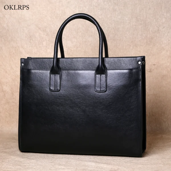 Kangaroo Vintage Leather Messenger Bag:
  Waterproof Office Crossbody