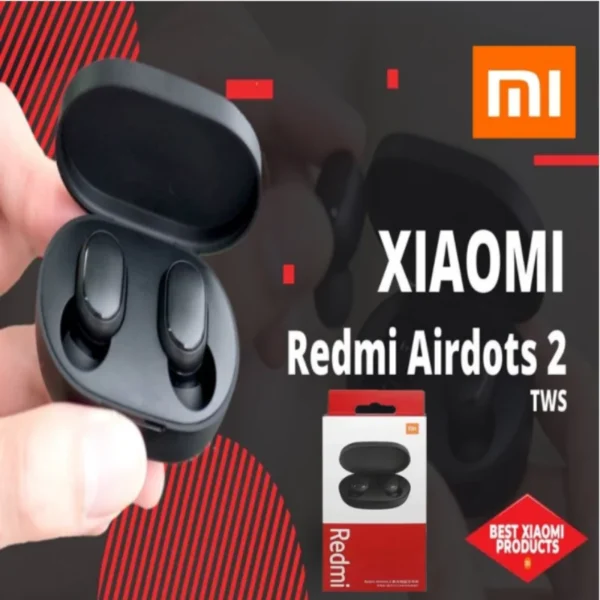 Xiaomi Redmi Airdots 2: Mini Wireless
  Earbuds, Sport/Gaming Headset w/ Mic