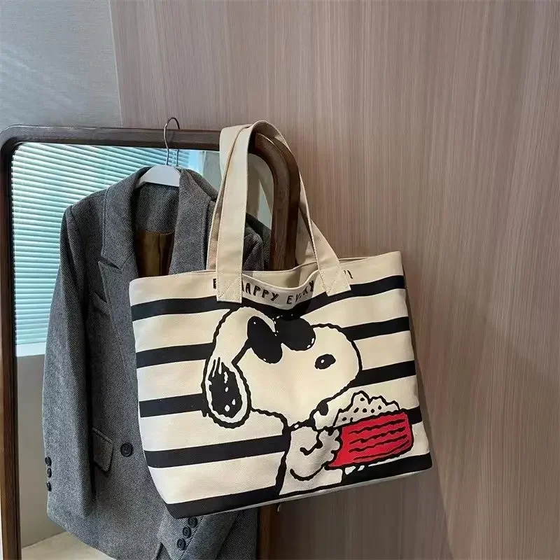 Disney Snoopy Canvas Bag: Cute Cartoon Tote for Students & Books 6 Disney Snoopy Canvas Bag: Cute Cartoon
  Tote for Students & Books - Image 6