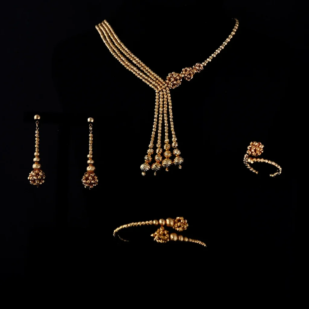 ACCKING 2PCS Luxury Waterdrop Indian
  Jewelry Set: Wedding & Bridal Party