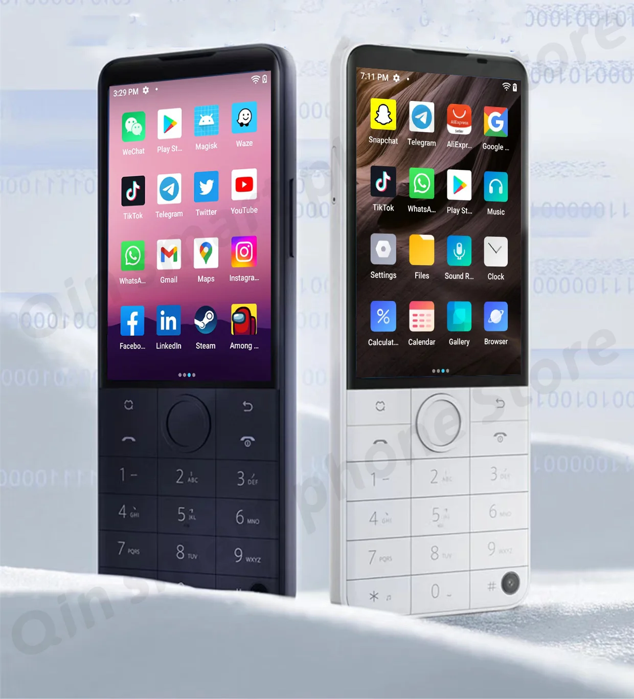 New Qin F22
  Pro: Smart Touch Screen Phone, 5G, 3.5", Google Store, Android