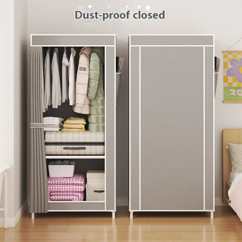 Large Capacity Cloth Wardrobe: Folding,
  Dustproof, Portable Clothes Organizer