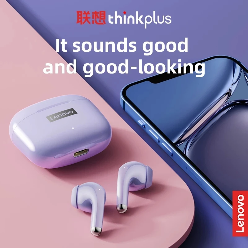5PCS Lenovo LP40 Pro TWS Earphone: Bluetooth 5.0, Noise Reduction, Touch 3 5PCS Lenovo LP40 Pro TWS Earphone:
  Bluetooth 5.0, Noise Reduction, Touch - Image 3