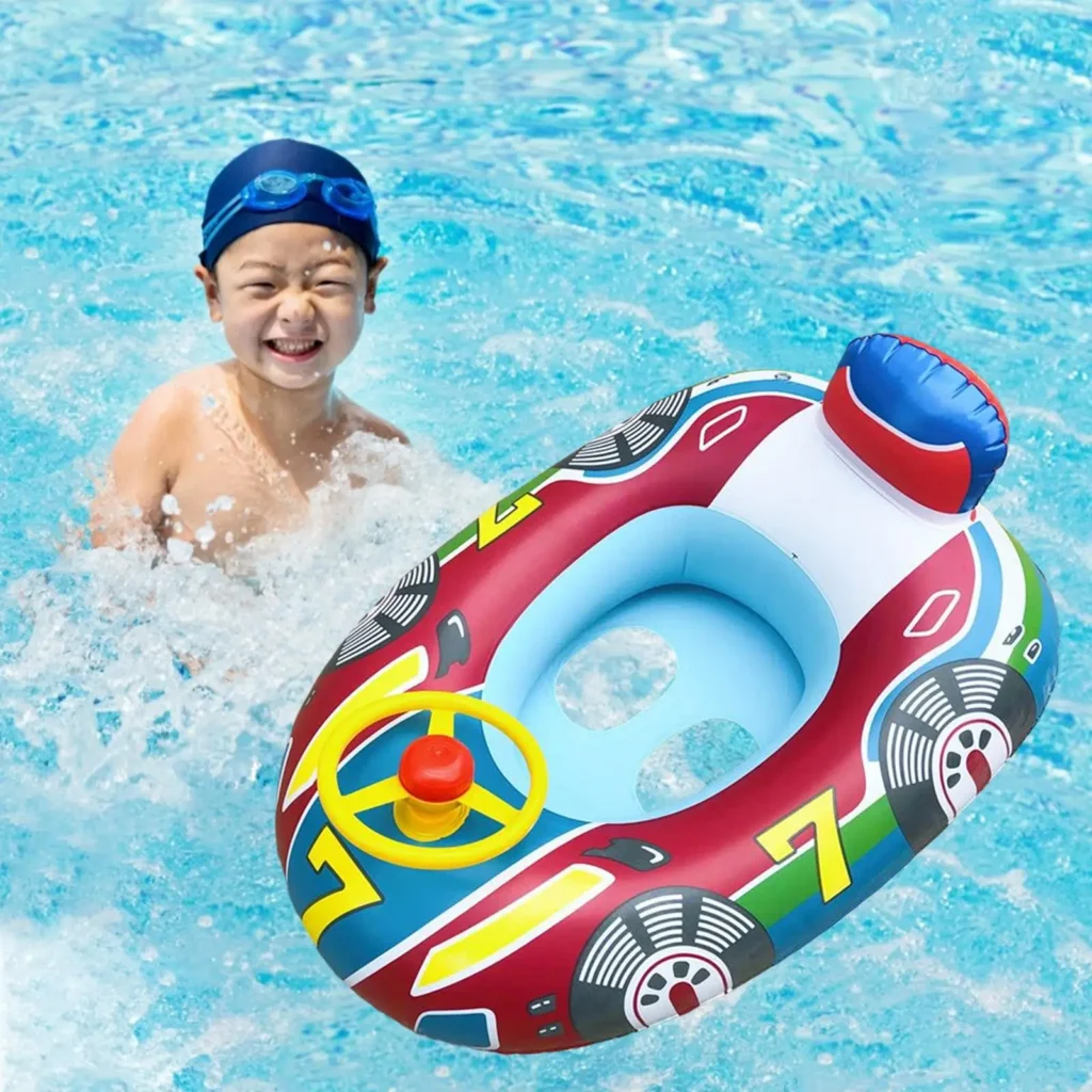 Inflatable
  Float Seat: Baby Swimming Circle Toddler Ring Accessories