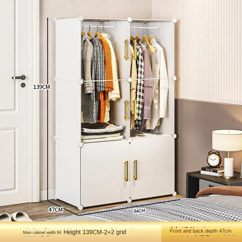NEW Wardrobe Furniture: Plastic Collapsible Sturdy Cube Storage Closet 5 NEW Wardrobe Furniture: Plastic
  Collapsible Sturdy Cube Storage Closet - Image 5