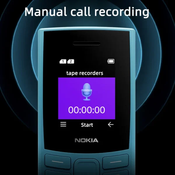 Nokia 105 4G
  2023 Feature Phone: Dual SIM, Bluetooth 5.0, Call Recording - Image 6