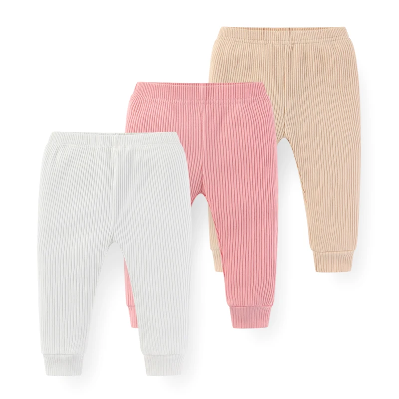 3PCS Solid Color Cotton Baby Boy Pants: Newborn Girl Trousers (0-24M) 3 3PCS Solid
  Color Cotton Baby Boy Pants: Newborn Girl Trousers (0-24M) - Image 3