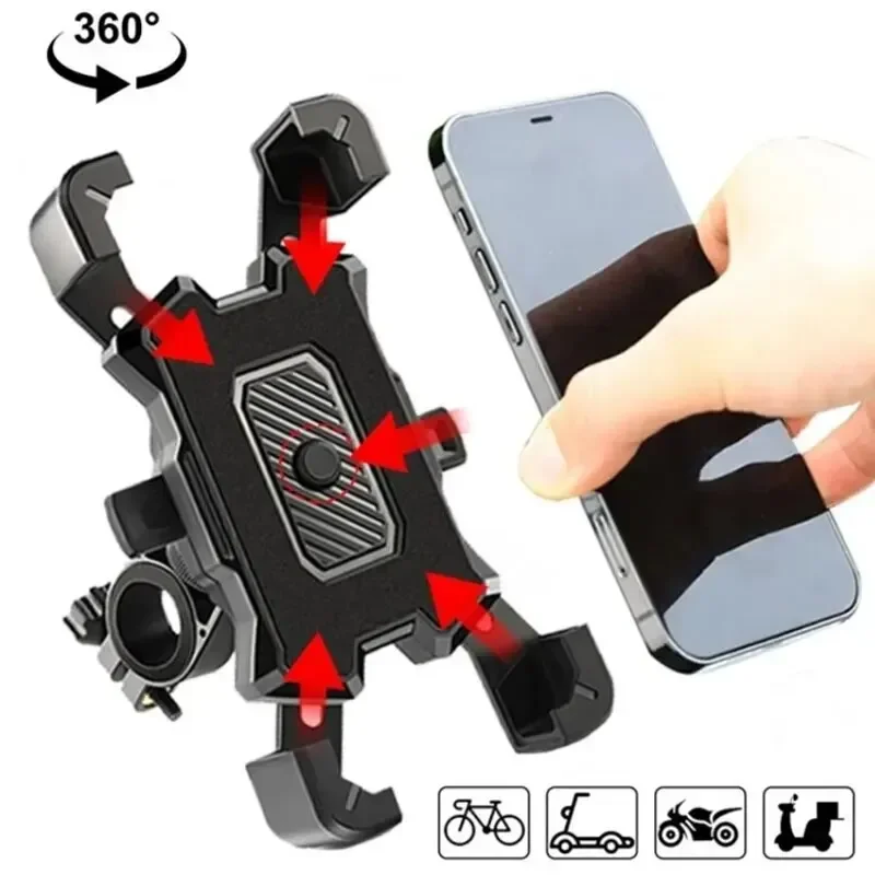 360° Rotatable Electric Bike Phone Holder: Non-slip MTB Motorcycle Mount 2 360° Rotatable Electric Bike Phone
  Holder: Non-slip MTB Motorcycle Mount - Image 2