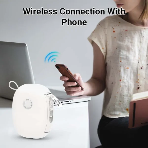 Mini Portable
  Thermal Printer: Bluetooth Wireless Pocket Label Maker - Image 4