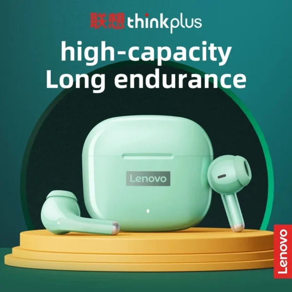 5PCS Lenovo LP40 Pro TWS Earphone:
  Bluetooth 5.0, Noise Reduction, Touch - Image 5
