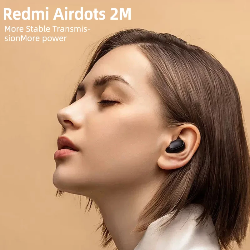 Xiaomi Redmi Airdots 2: Mini Wireless Earbuds, Sport/Gaming Headset w/ Mic 5 Xiaomi Redmi Airdots 2: Mini Wireless
  Earbuds, Sport/Gaming Headset w/ Mic - Image 5