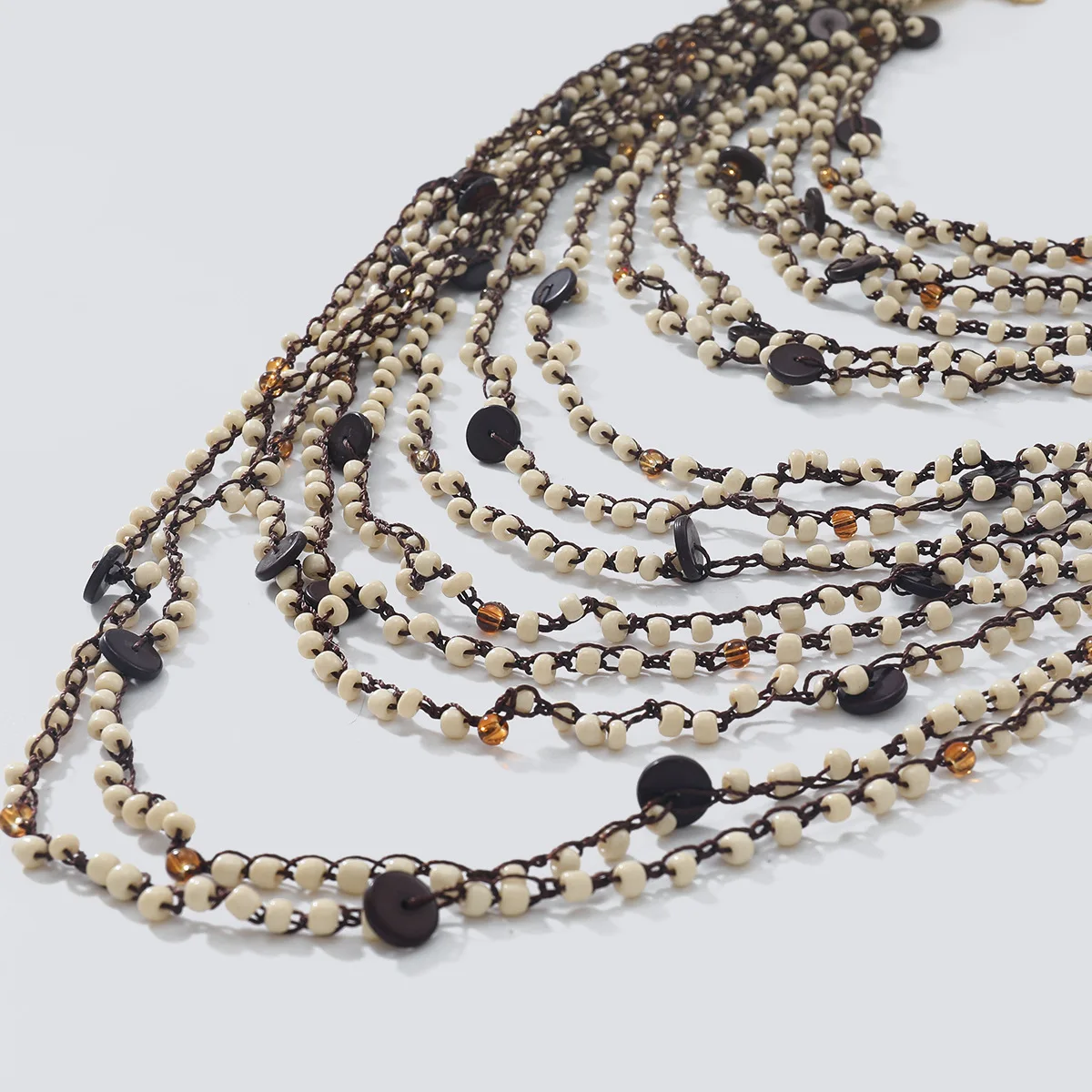 ZAA Multi-Layered Handmade Necklace: Exaggerated Fashion Jewelry 5 ZAA Multi-Layered Handmade Necklace:
  Exaggerated Fashion Jewelry - Image 5