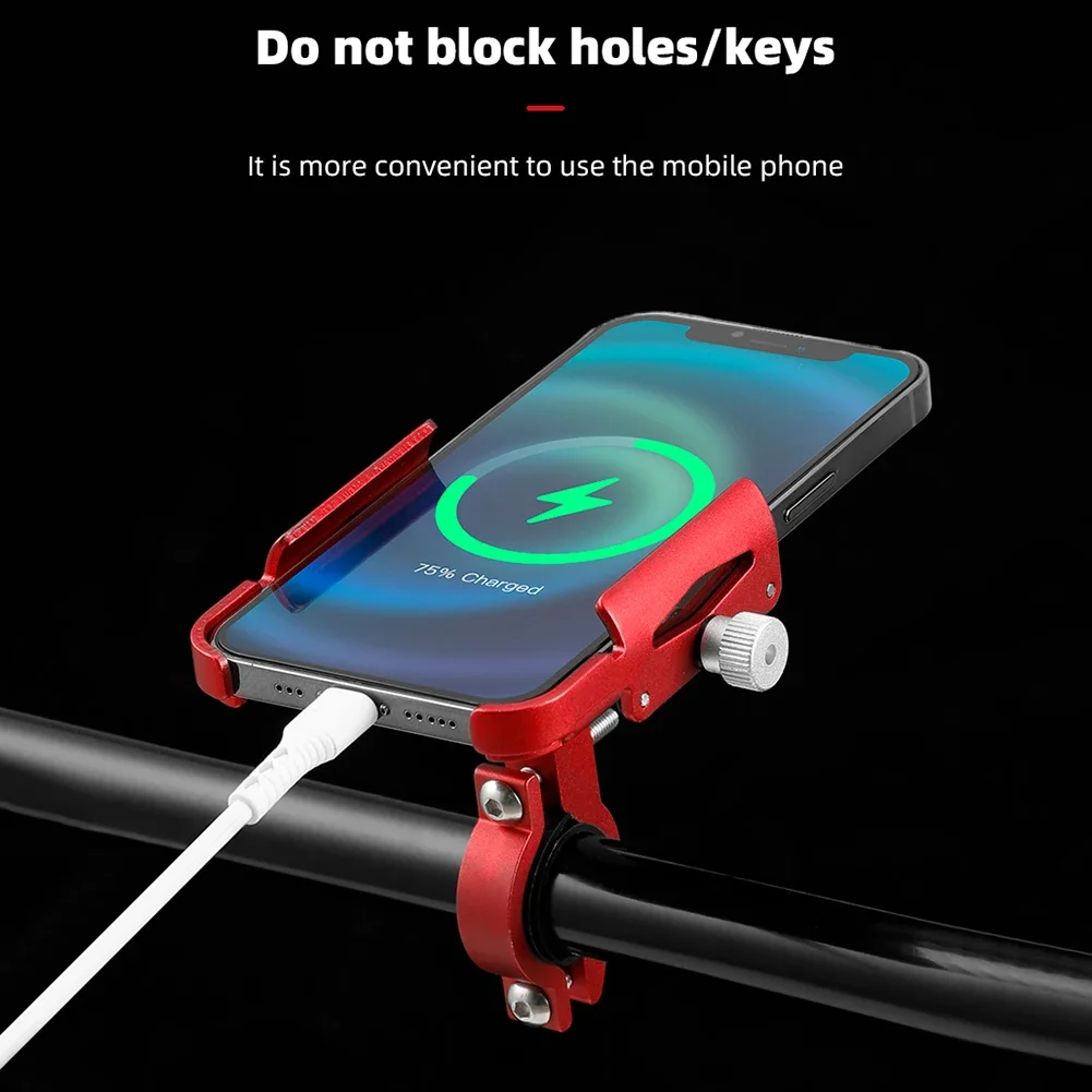 360° Rotation Bike Phone Holder: Aluminum Alloy MTB Motorcycle Handlebar Mount 2 360° Rotation Bike Phone Holder:
  Aluminum Alloy MTB Motorcycle Handlebar Mount - Image 2