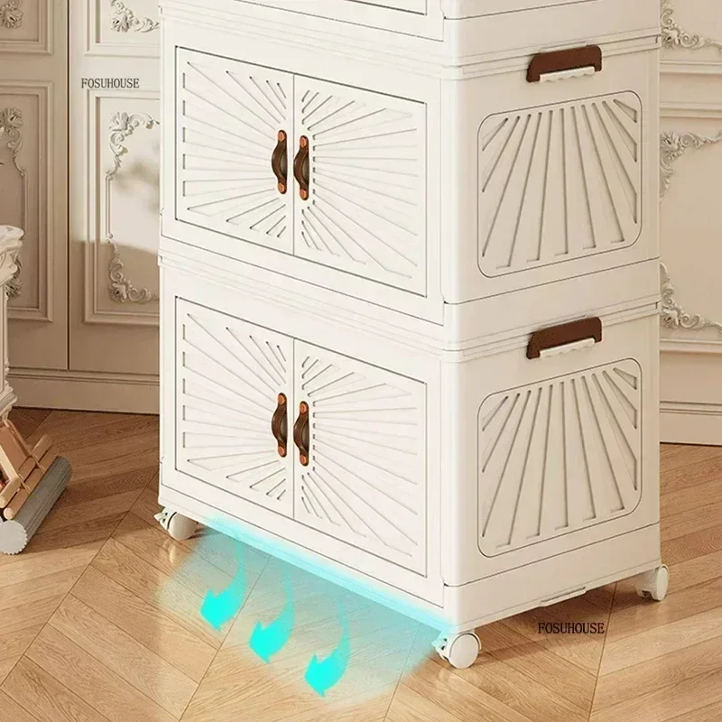 Nordic Folding Wardrobe: Simple Multi-Layer Closet Storage Locker 4 Nordic Folding Wardrobe: Simple
  Multi-Layer Closet Storage Locker - Image 4