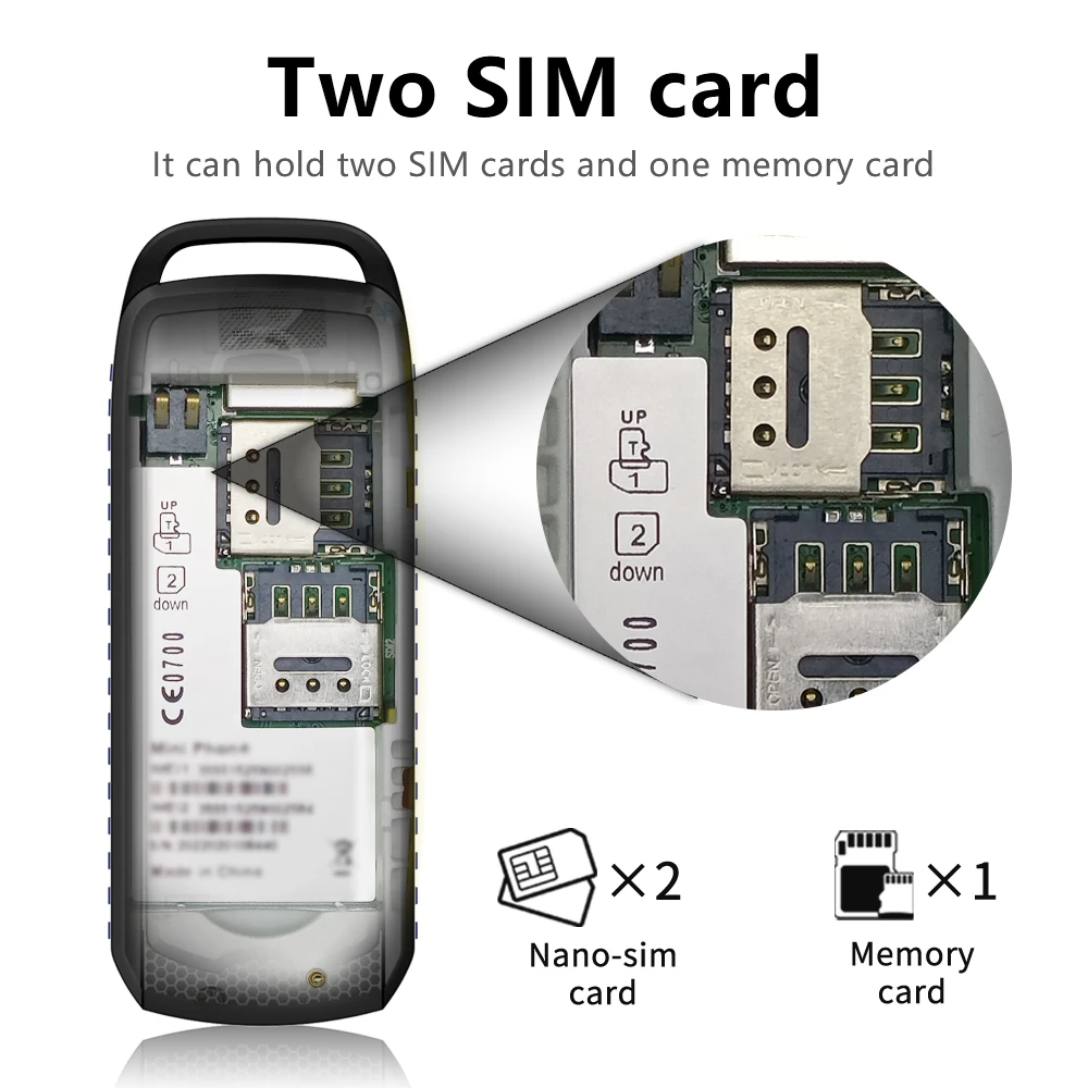 SERVO B25 Mini Button Phone: Dual SIM, Bluetooth Dialing, Blacklist 3 SERVO B25
  Mini Button Phone: Dual SIM, Bluetooth Dialing, Blacklist - Image 3