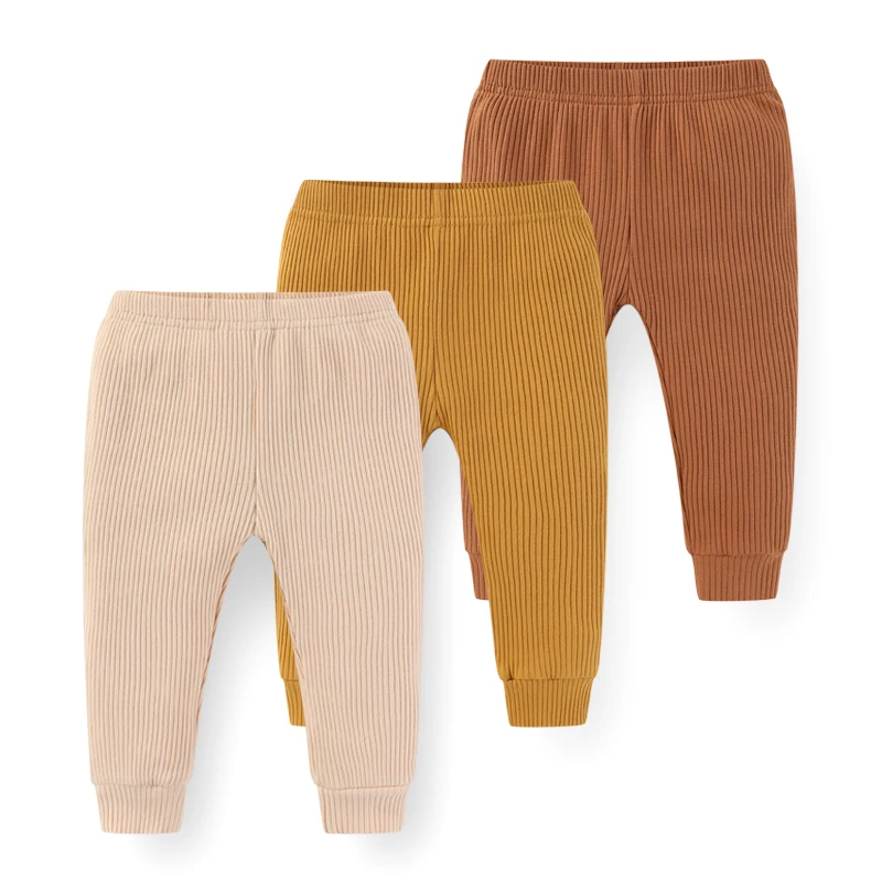 3PCS Solid Color Cotton Baby Boy Pants: Newborn Girl Trousers (0-24M) 6 3PCS Solid
  Color Cotton Baby Boy Pants: Newborn Girl Trousers (0-24M) - Image 6
