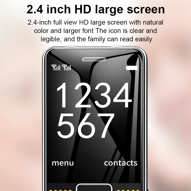 G600 2G BAR Phone: 6800mAh Battery, SOS Big Key, Dual SIM for Elderly 6 G600 2G BAR
  Phone: 6800mAh Battery, SOS Big Key, Dual SIM for Elderly - Image 6