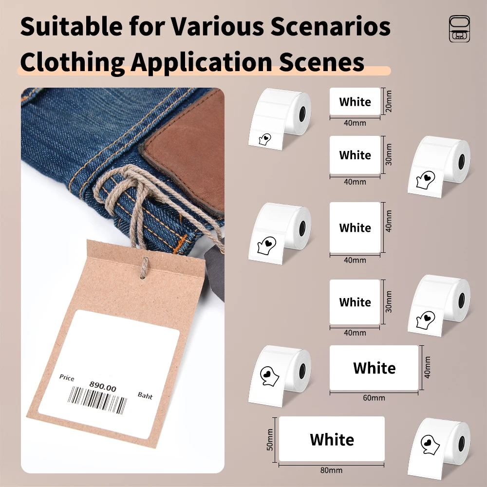 Phomemo M110 Mini Thermal Printer: Self-Adhesive Label Maker (Multi-Rolls) 4 Phomemo M110
  Mini Thermal Printer: Self-Adhesive Label Maker (Multi-Rolls) - Image 4