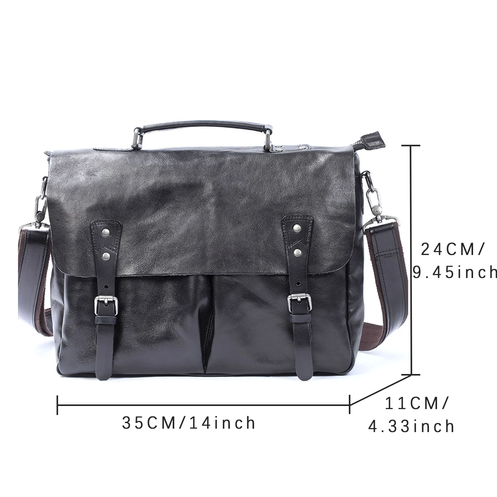 JEEP BULUO Men's Business Briefcase: Large 13.3" Laptop Work Travel Bag 2 JEEP BULUO Men's Business Briefcase:
  Large 13.3" Laptop Work Travel Bag - Image 2